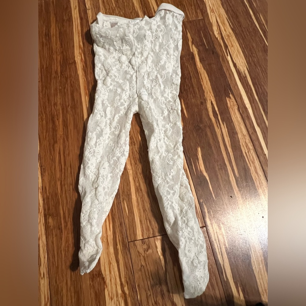Carters ivory Lace Leggings